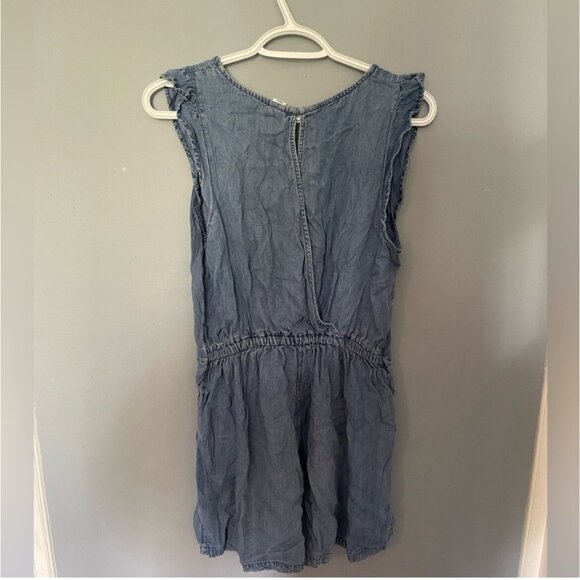 Women’s Old Navy Denim Chambray Romper Size Medium - Picture 5 of 6